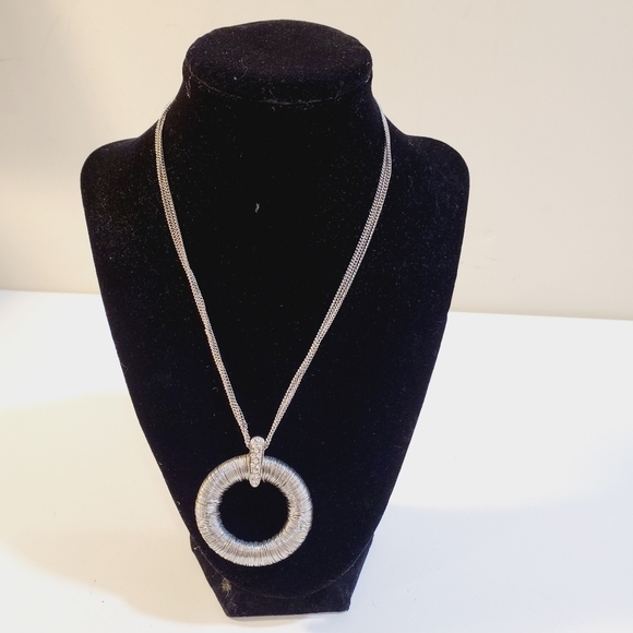 Necklace with Pendant  silver tone - Picture 7 of 8